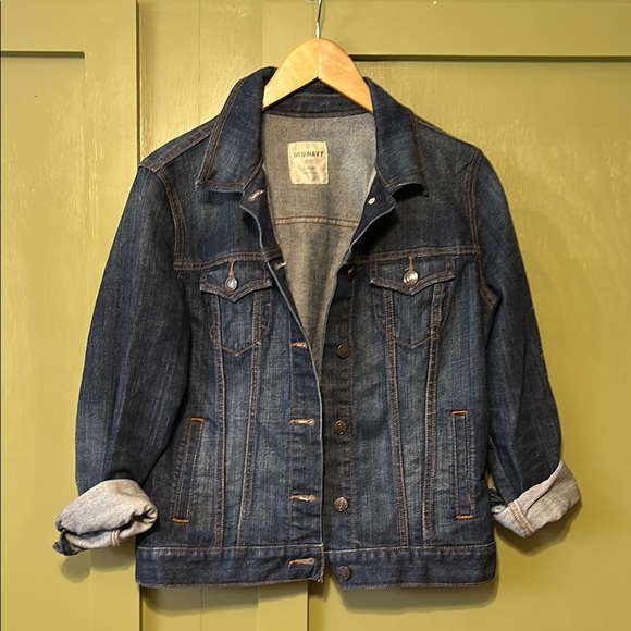 Old Navy Denim Jacket sz Large - Picture 1 of 6